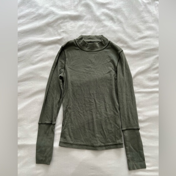 Free People Mock Neck Top - Picture 1 of 2